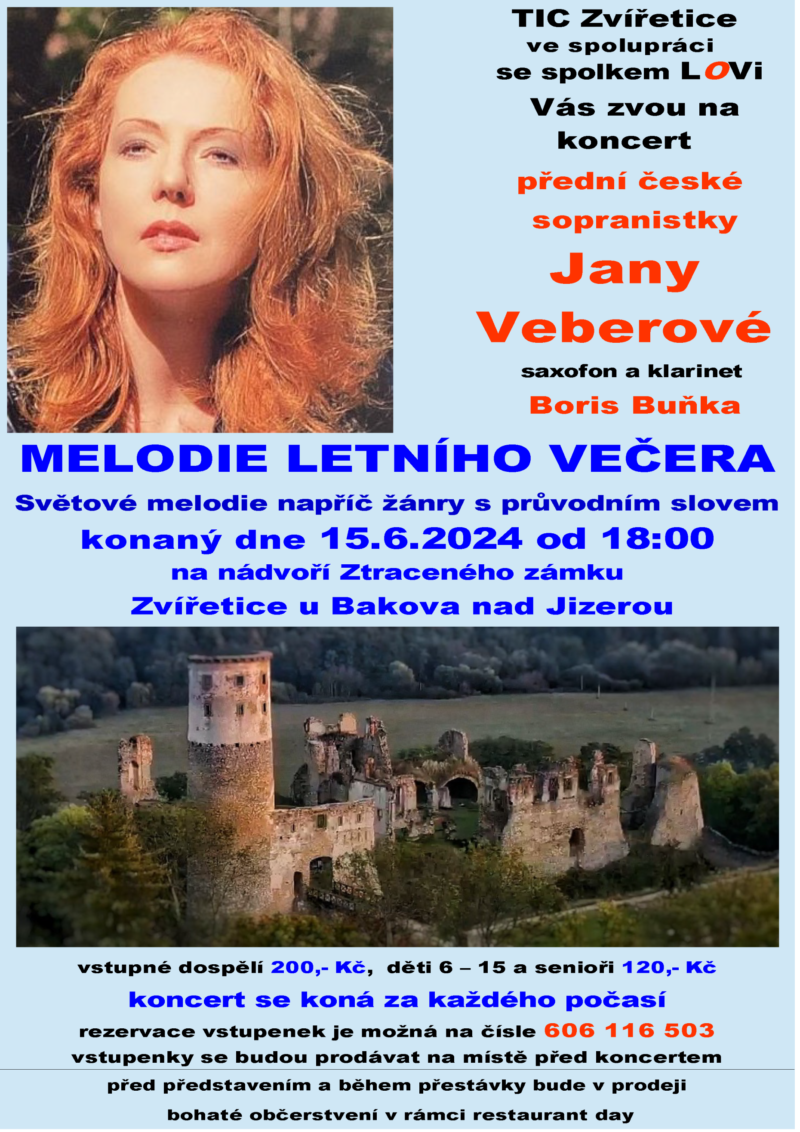 Koncert Jany Veberové